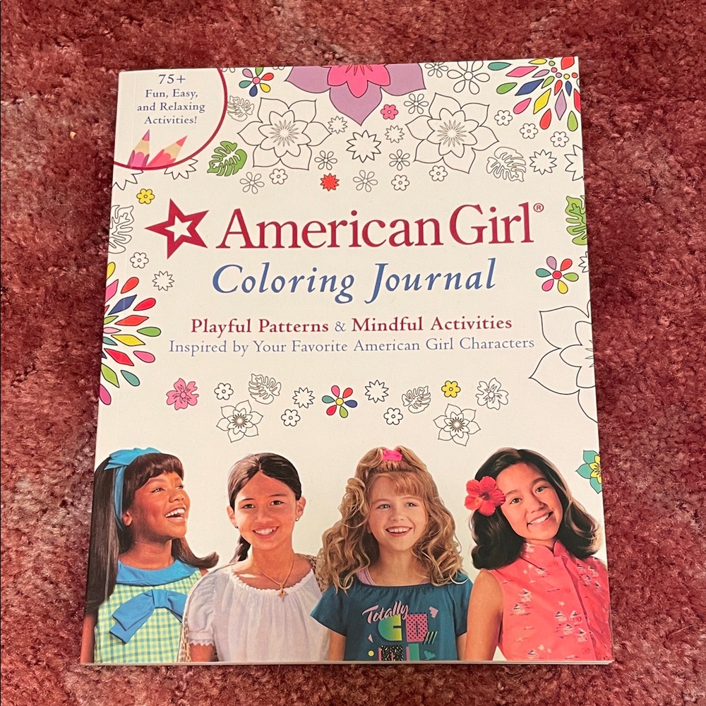 American Girl Coloring Journal - Floral Fun & Creative Activities